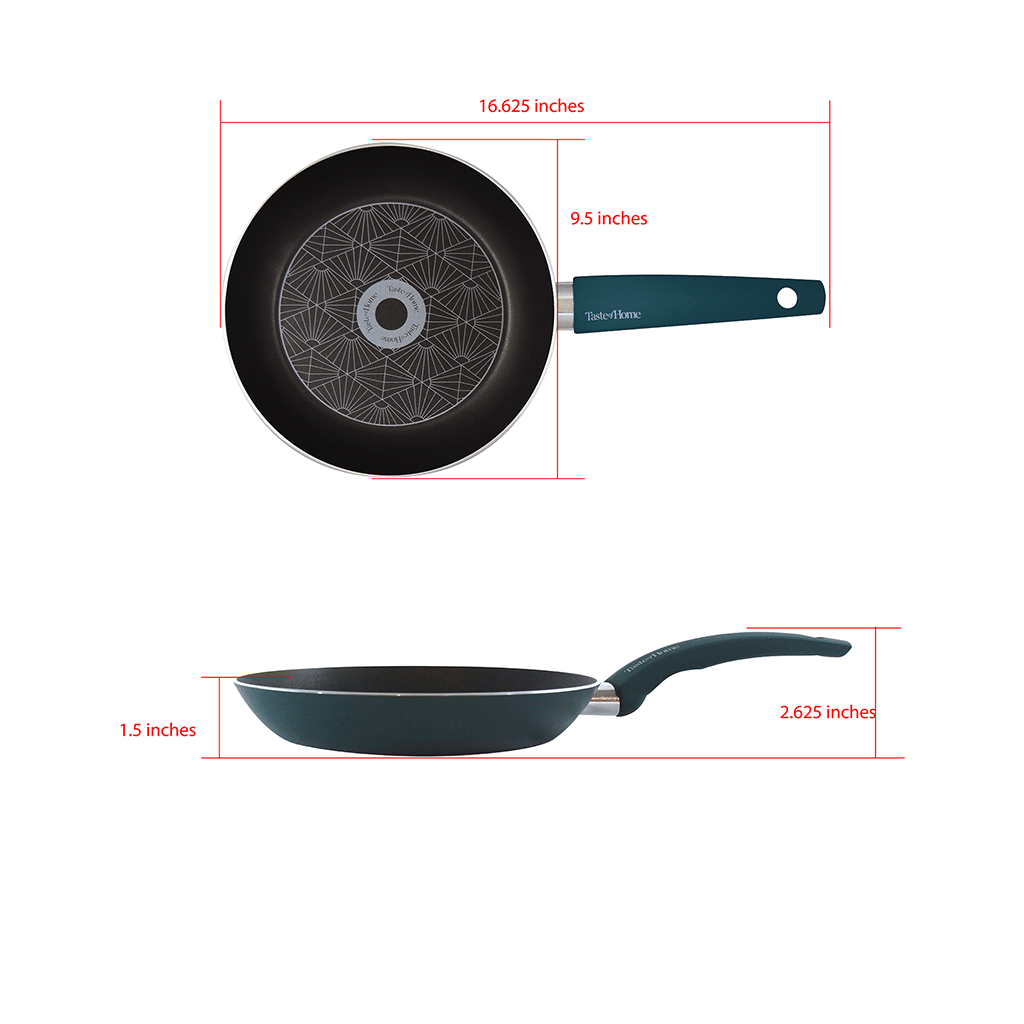 9.5 Nonstick Frying Pan with Lid - 9.5 Inch Nonstick Skillets