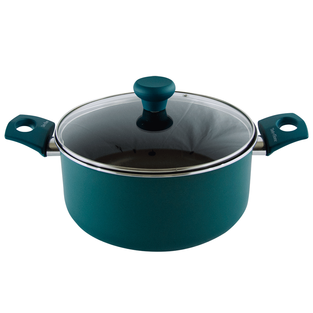 Stainless Steel 5-Quart Dutch Oven with Glass Lid non stick pots