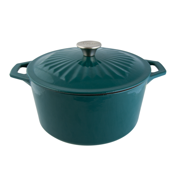 TF247A 7 Quart Enameled Cast Iron Dutch Oven with Grill Lid by Taste o –  RangeKleen