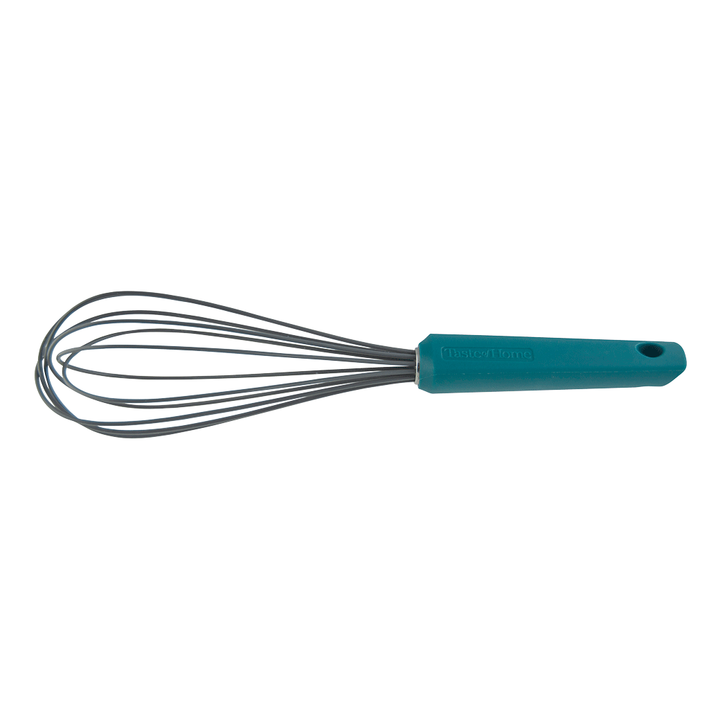 TG554A Nylon Slotted Spoon in Sea Green and Charcoal Gray by Taste