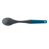 Taste of Home Nylon Spoon featuring Ash Gray head, Sea Green Handle on white background, back view