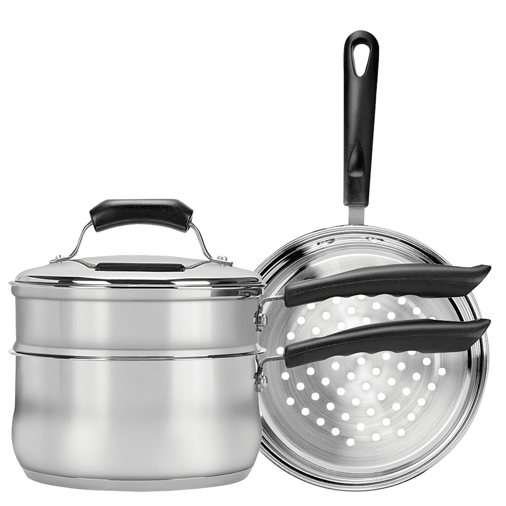 Classic Cuisine 1.5 Qt. Stainless Steel Double Boiler Saucepan